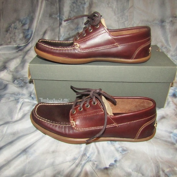 TIMBERLAND Lthr Burgundy Eye Camp Loafers TB0A13JW main image 7